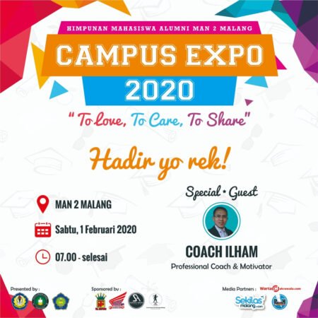 Hampunan Mahasiswa Alumni MAN 2 Malang Agendakan “Campus Expo 2020” Campus Expo 2020 Himpunan Mahasiswa Alumni MAN 2 Malang