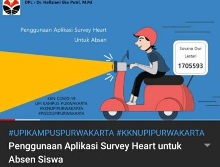 Mahasiswa KKN UPI Purwakarta Kenalkan Aplikasi Survey Heart pada Guru SD