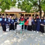 Mahasiswa KKN UIN Walisongo Serahkan Tempat Cuci Tangan Sistem Injak