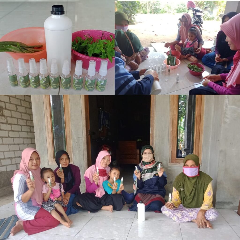 Manfaatkan Lidah Buaya, Mahasiswa UIN Walisongo Gelar Pelatihan Pembuatan Handsanitizer