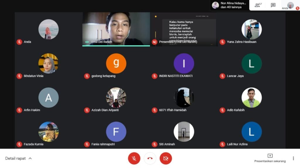 Mahasiswa KKN Posko 122 UIN Walisongo Gelar Webinar Peluang Bisnis dari Rumah