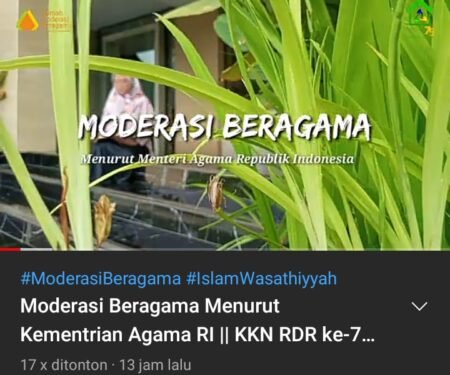 Mahasiswa KKN UIN Walisongo Gunakan YouTube sebagai Sarana Moderasi Beragama