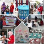 Mahasiswa UNTAG Surabaya Sosialisasikan Protokol Kesehatan di Era New Normal