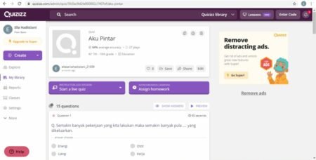 Quizizz sebagai Alternatif Penilaian Hasil Belajar di Masa Pandemi Covid-19