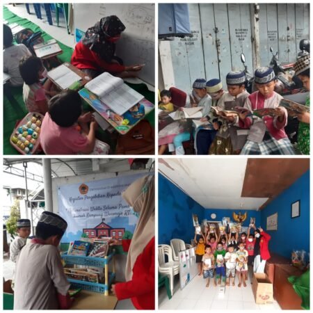 Mahasiswa KKN Untag Surabaya Buat Ruang Baca