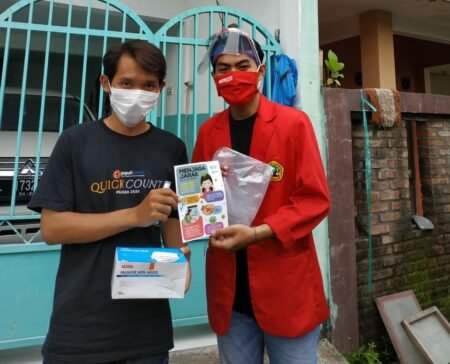 Mahasiswa Untag Sosialisasikan Protokol Kesehatan dan Pendampingan Belajar