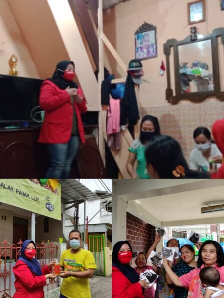 Mahasiswa UNTAG Surabaya Sosialisasikan Pentingnya Protokol Kesehatan