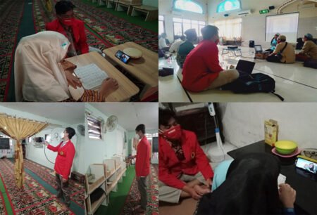 Mahasiswa Untag Surabaya Membantu Pemulihan Pendidikan dan Perekonomian Guru TPA