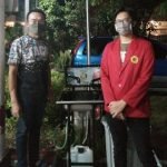 Kreatif, Mahasiswa Untag Buat Alat Cuci Tangan Otomatis