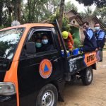 Gandeng BPBD, Mahasiswa KKN UIN Walisongo Melakukan Penyemprotan Disinfektan