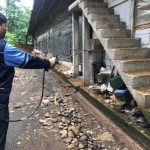 Mahasiswa KKN UIN Walisongo Melakukan Kegiatan Penyemprotan Disinfektan