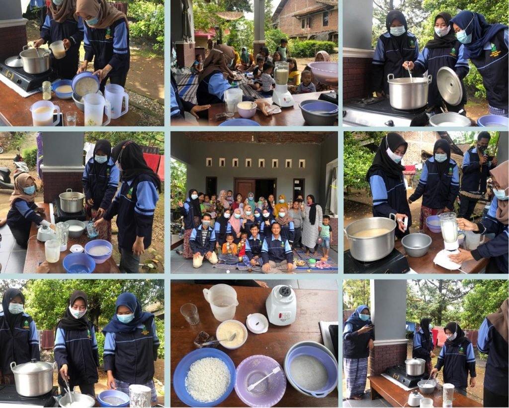 Edukasi Masyarakat dengan Sosialisasi Pembuatan Jamu Beras Kencur Mahasiswa Kuliah Kerja Nyata (KKN) UIN Walisongo Semarang lakukan sosialisasi pembuatan jamu beras kencur