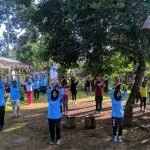 Mahasiswa KKN Kampanyekan Pola Hidup Sehat Melalui Senam