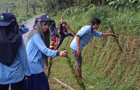 Bersama Monunitas PAKUBARA, Mahasiswa KKN UIN Walisongo Lakukan Tanam Pohon Penanaman pohon yang diprogramkan mahasiswa KKN UIN Walisongo
