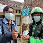 Masker dan Handsanitizer untuk Ojek Online