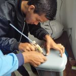 Tempat Sampah Otomatis Berbasis Sensor Buah Tangan Mahasiswa UINWS