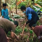 Tim KKN UIN Walisongo Tanam Toga di Lingkungan Pesantren Al Ma’un