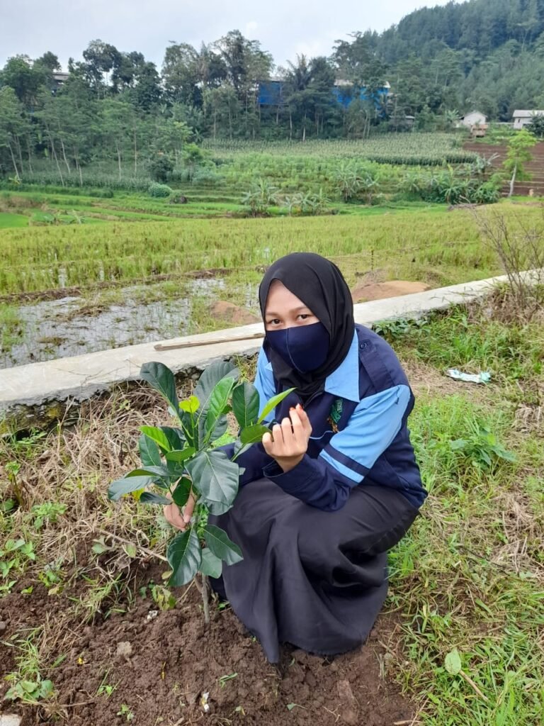Peringati Hari Gerakan Setuju Pohon dengan Menanam Bibit Pohon Mahasiswa KKN UIN Walisongo Semarang memperingati Hari Gerakan Sejuta Pohon dengan menanam bibit pohon