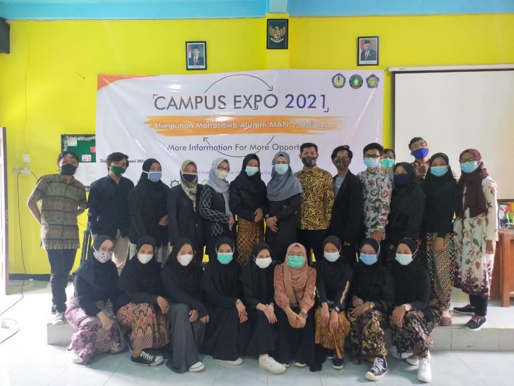 Expo Campus, Alumni MAN 2 Malang Berikan Rantai Informasi untuk Siswa Alumni MAN 2 Malang usai pelaksanaan Expo Campus 2021
