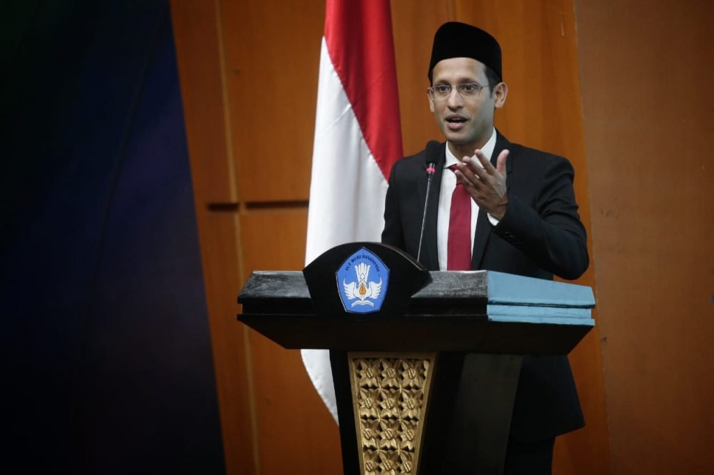 Kemendikbud, UN dan Ujian Kesetaraan 2021 Resmi Dihapus Menteri Pendidikan dan Kebudayaan, Nadiem Makarim (foto: Fuji Rachman)