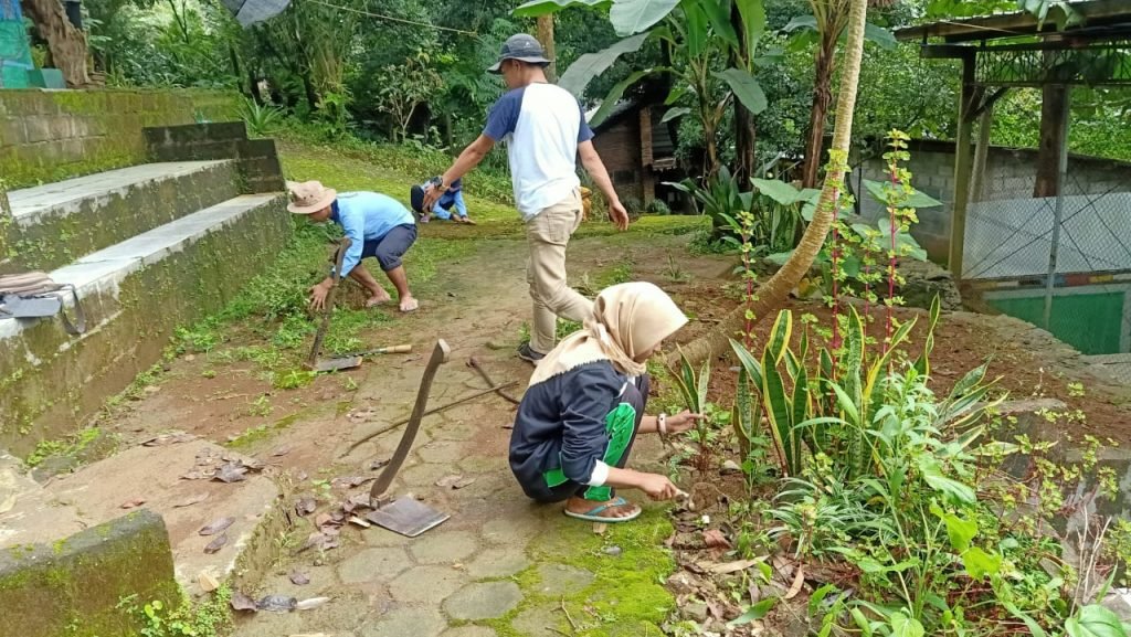 Mahasiswa KKN UIN Walisongo Bantu Persiapkan Sekolah Percontohan Mahasiswa KKN Kelompok 52 ikut serta andil dalam persiapan, membantu dalam penataan tanaman toga, menanam bunga, dan perapian tanaman yang ada.