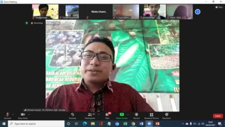 Gelar Webinar, Mahasiswa KKN UIN Walisongo Ajak Milenial Bertani Webinar nasional yang diselenggarakan mahasiswa KKN UIN Walisongo melalui media Zoom