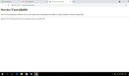 Tidak Siap, Pemira UNISMA Tuai Kecaman dari Mahasiswa Server down saat pemira UNISMA dilaksanakan