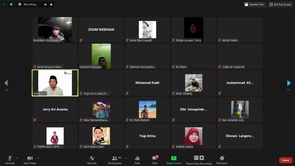 Halal Bi Halal, Himapindo Komitmen Bangkit Pasca Pandemi Webinar millenial entrepreneur yang diadakan BPP HIMAPINDO
