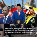 Indonesia, Malaysia, dan Brunei Darussalam Bersama-sama Kutuk Keras Agresi Israel ke Palestina