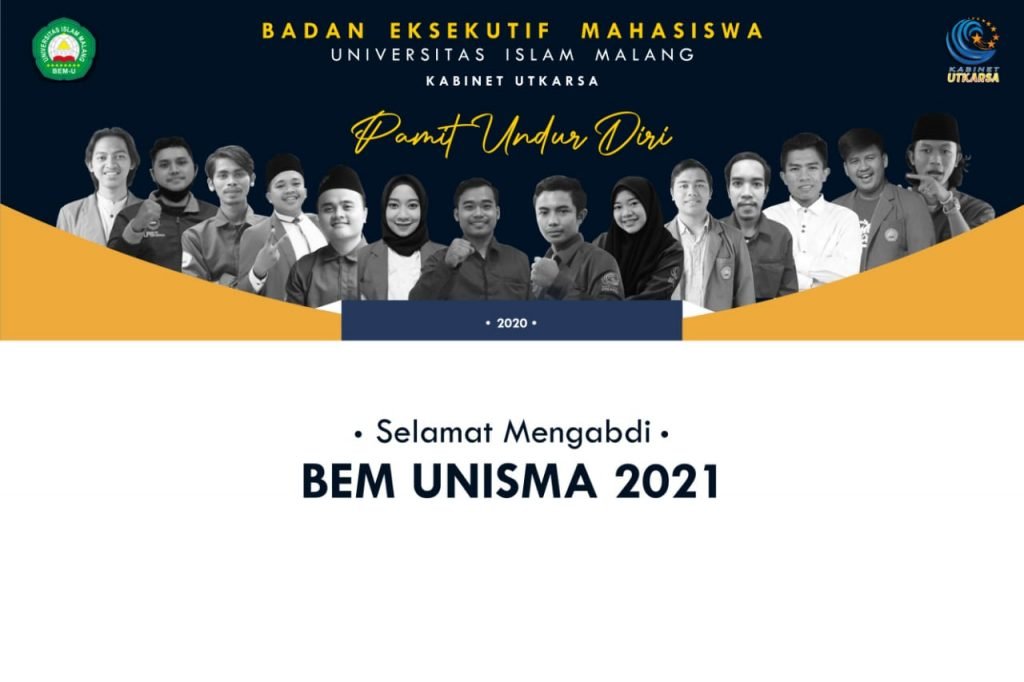 Usai Pimpin 1,5 Tahun, BEM Unisma Pamit Undur Diri BEM UNISMA 2020/2021