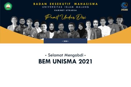 Usai Pimpin 1,5 Tahun, BEM Unisma Pamit Undur Diri BEM UNISMA 2020/2021