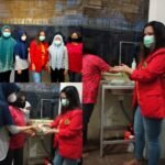 Mahasiswa Untag Surabaya Sosialisasi Protokol Kesehatan COVID-19