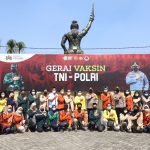 Bangkitkan Herd Immunity, BEM Mojokerto dan BEMNUS Jatim Gelar Vaksinasi Massal