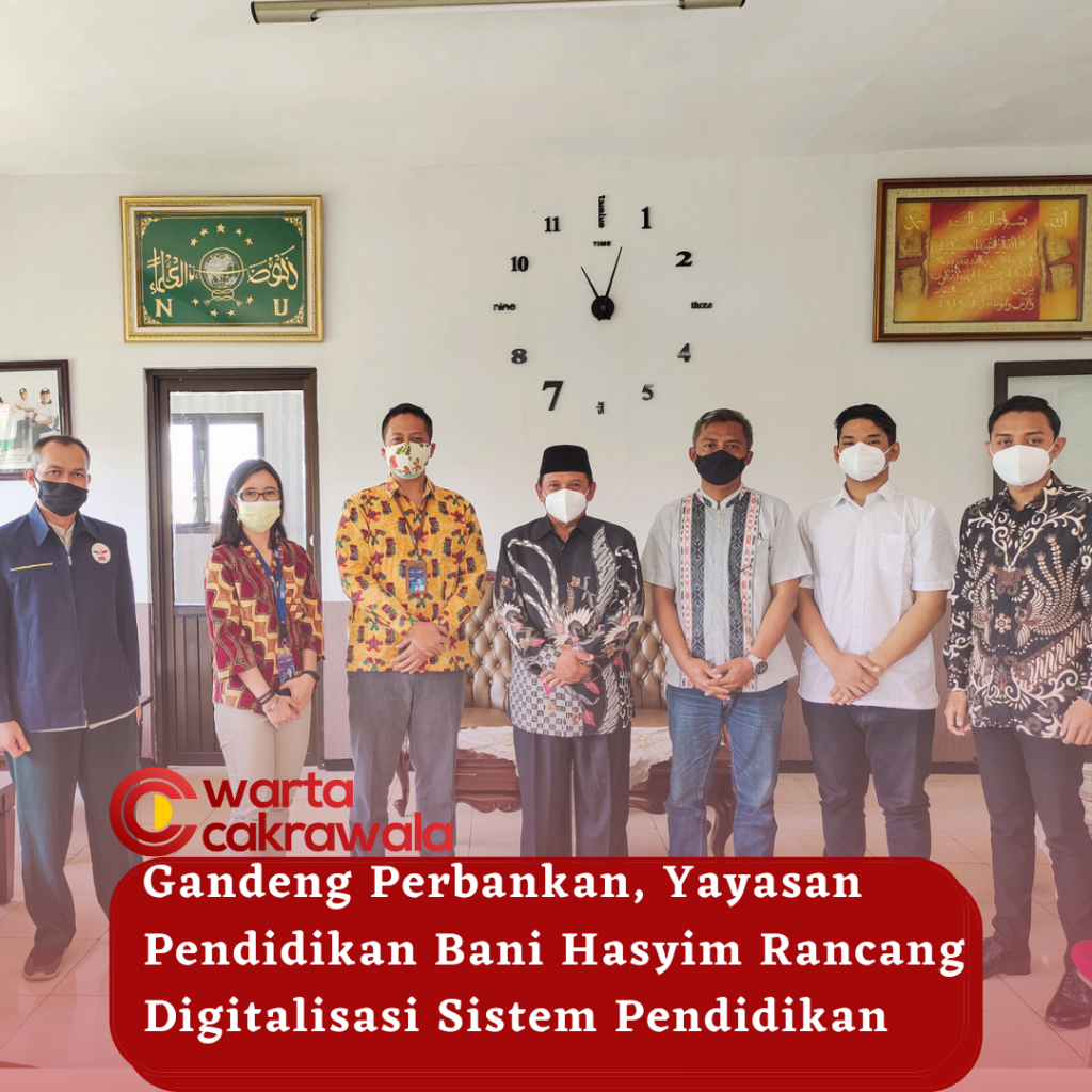 Gandeng Perbankan, Yayasan Pendidikan Bani Hasyim Rancang Digitalisasi Sistem Pendidikan Foto dari kiri : Pertemuan antara pihak perbankan dan Yayasan Bani Hasyim, Rabu 25/08.