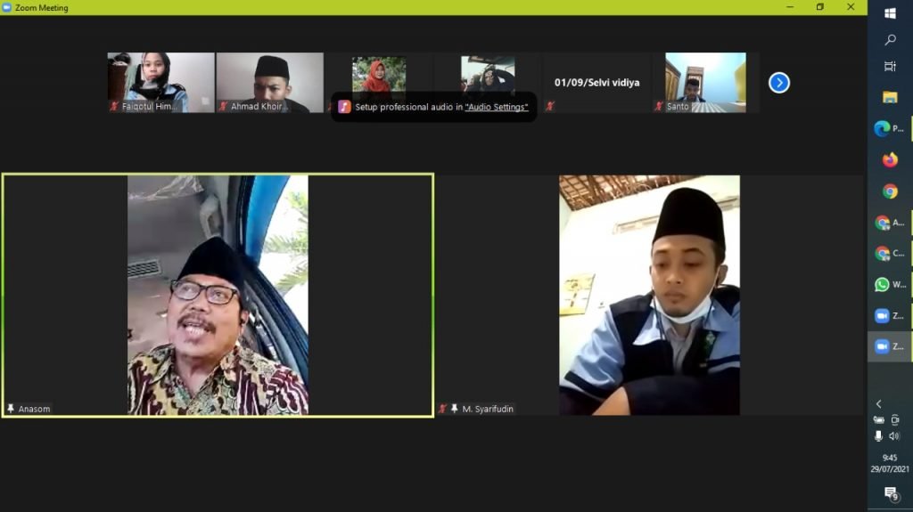 Hidupkan Jiwa Nasionalisme, Mahasiswa KKN UIN Walisongo Adakan Webinar Nasional Webinar yang dilaksanakan oleh mahasiswa KKN UIN Walisongo Semarang