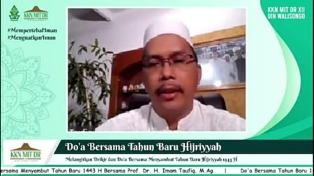 Rektor UIN Walisongo Sampaikan Makna Hijrah di Tahun Baru Hijriyah 1443 Rektor UIN Walisongo Semarang, Prof. Dr. Imam Taufiq, M.Ag dalam acara doa bersama menyambut tahun baru Hijriah