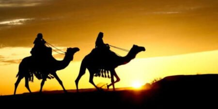 Peristiwa Penting dalam Bulan Muharram Ilustasi saat Nabi Muhammad hijrah dari Mekkah ke Madinah