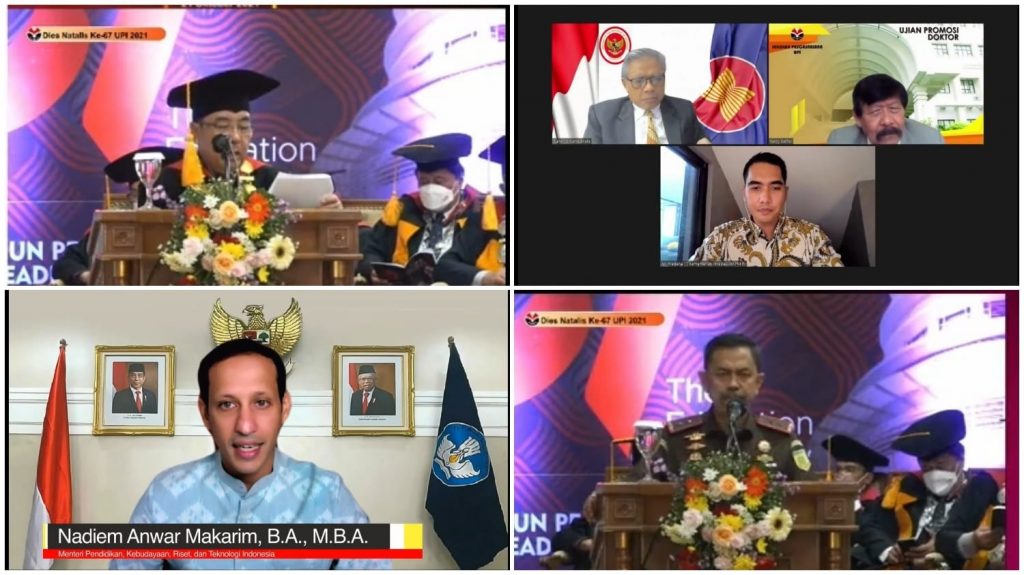 Gelar Dies Natalis, UPI Komitmen Bertransformasi Jadi Digital Hybrid University Dies Natalis Universitas Pendidikan Indonesia, (ist)