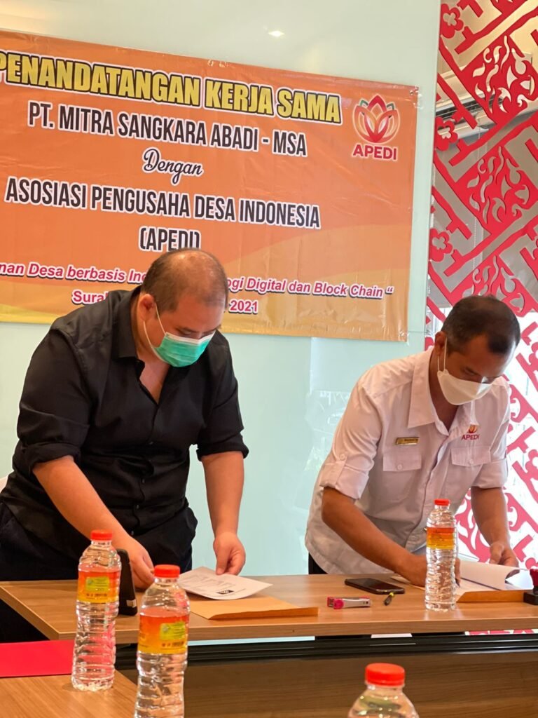 Komitmen Membangun Desa, Apedi Gandeng Perusahaan Token Karya Anak Bangsa