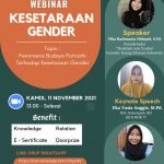 Webinar Gender, Mahasiswa UIN Walisongo Ajak Masyarakat Mengenal Budaya Patriarki