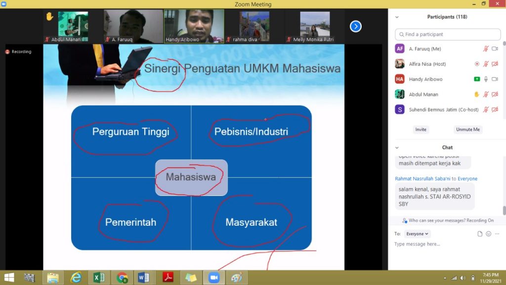 Canangkan Mahasiswa Berdaulat Secara Ekonomi, BEM Nusantara Jawa Timur Ajak Mahasiswa Melek UMKM