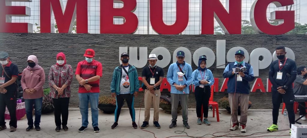 Peringati Hari Pahlawan, Paguyuban Embung Wonolopo Bersama Mahasiswa UIN Walisongo Adakan Gowes Embung Fun Bike