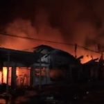 Pasar Bululawang Kabupaten Malang Terbakar, Puluhan Kios Hangus