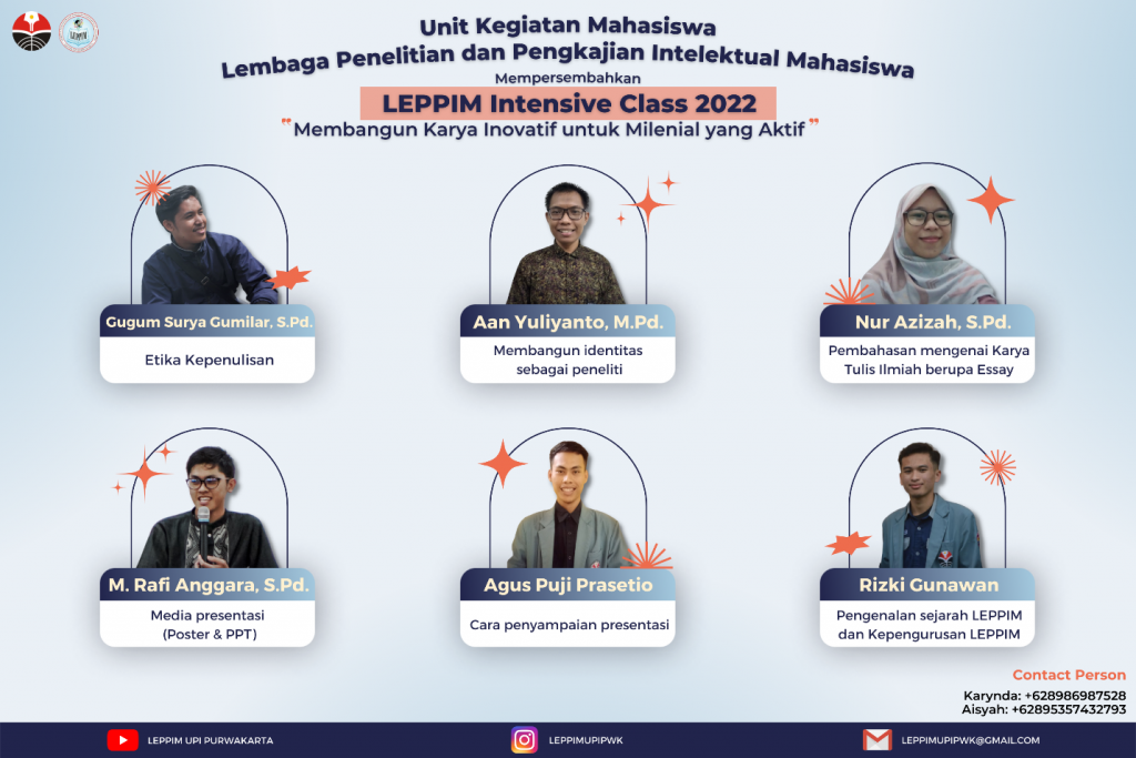 Bakar Semangat Kader Baru, LEPPIM Upi Purwakarta Hadirkan Program Inovatif Leppim intensive class 2022 oleh Leppim Upi Purwakarta