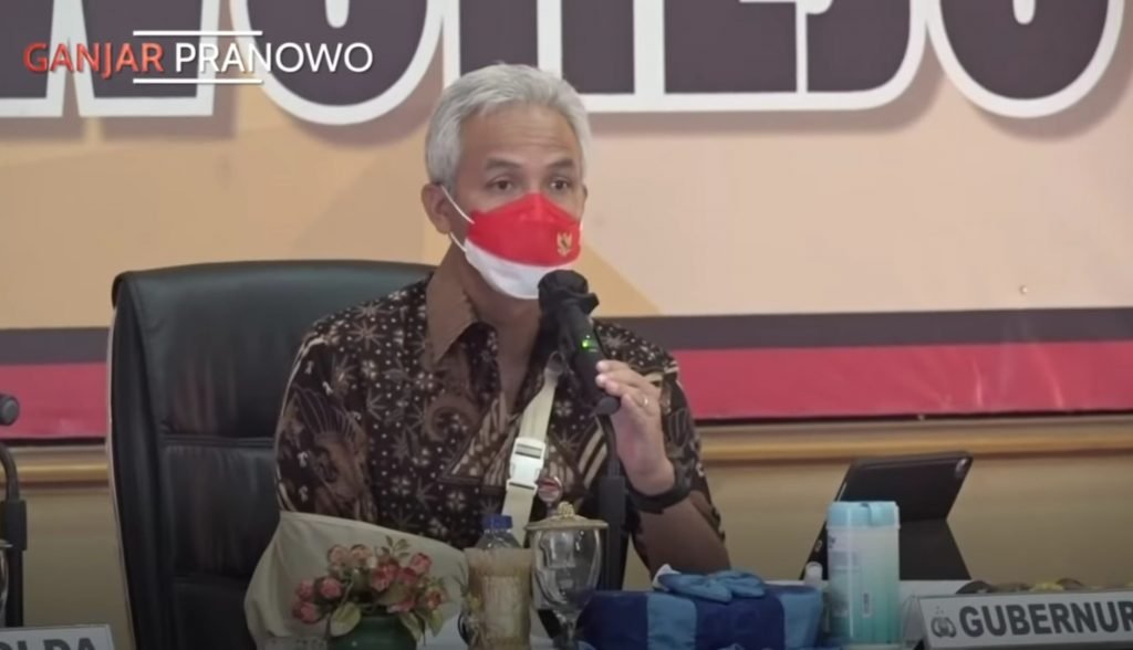Ganjar Pranowo Meminta Maaf atas Insiden Wadas, Minta Polisi Bebaskan Warga Ganjar Pranowo saat melakukan jumpa pers di mapolres Purworejo / Kanal YouTube Ganjar Pranowo