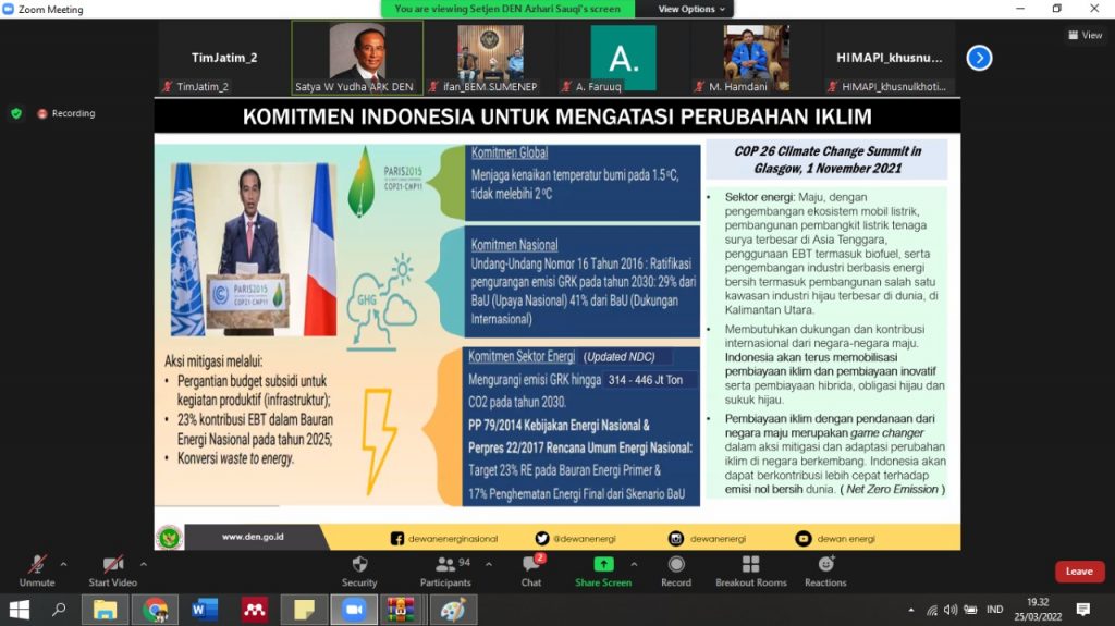 Menuju Presidensi G20, BEM Nusantara Jatim Gelar Webinar Nasional Webinar nasional yang diselenggarakan oleh Bem Nusantara Jatim jelang presidensi G20