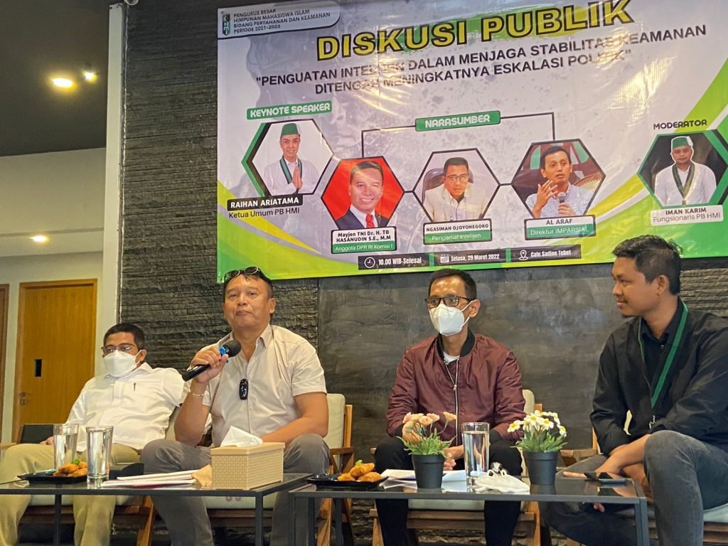 Gelar Diskusi, PB HMI Bahas Ancaman Gangguan Keamanan Nasional Diskusi Publik PB HMI Bidang Pertahanan dan Keamanan