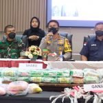 Dit Resnarkoba Polda Jatim Musnahkan Ratusan Ribu Kilogram Sabu dan Ganja