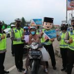 Sosialisasi Janur Kuning, Satlantas Beri Teguran pada Sejumlah Pengendara