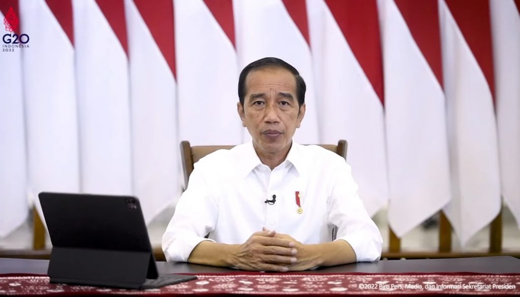 Presiden Jokowi Umumkan Cuti Bersama Lebaran Tanggal 29 April dan 4-6 Mei Presiden Joko Widodo saat menyampaikan cuti bersama lebaran 2022 / Kanal YouTube Sekretariat Presiden